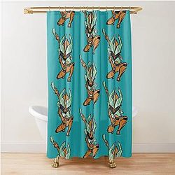 Gara Warframe   Shower Curtain