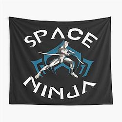 Warframe Space Nina - Excalibur, Warframe Shirt, Warframe Sticker, Ninja in Space, Akimbo Sword Tapestry