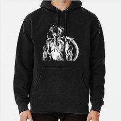 Silhouette Nezha Warframe Pullover Hoodie