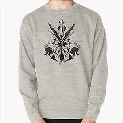 Warframe Nekros Custom Fanart Design Pullover Sweatshirt