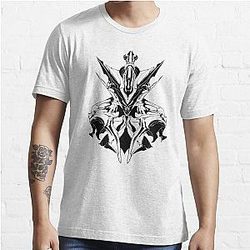 Warframe Nekros 사용자 정의 Fanart 디자인 필수 티셔츠