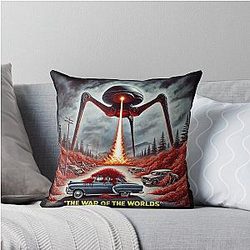 The War of the Worlds by H. G. Wells 1895 Throw Pillow