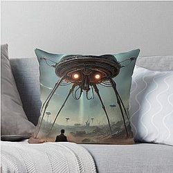 War of the Worlds Throw Pillow