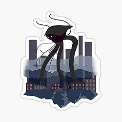 War of the Worlds Martian Tripod Sticker