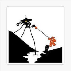 The War of the World Sticker