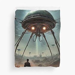 War of the Worlds Duvet Cover
