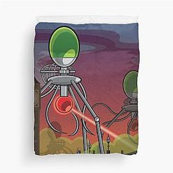 The War of the Worlds Duvet Cover