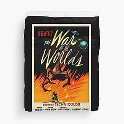 Beautiful War of the Worlds Poster Gift for Fan Duvet Cover