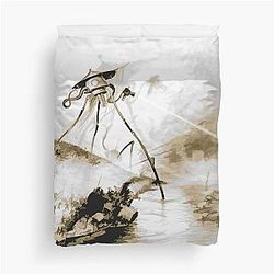 War of the Worlds Tripod Duvet Cover