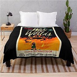 Beautiful Model War Worlds Poster Gift For Fan Throw Blanket