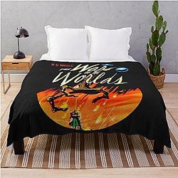 War of the Worlds Classic T-Shirt Throw Blanket