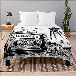 War of the Worlds Throw Blanket