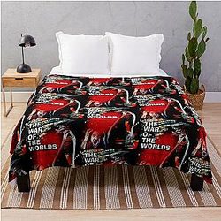 THEATRE POSTER H G WELLS WAR OF THE WORLD Throw Blanket
