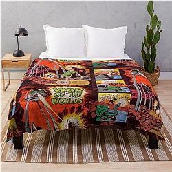 War of the Worlds 1974 - The Wonderland Theatre - Vintage Culture Throw Blanket