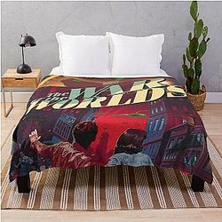 Alternative Movie War of the Worlds Throw Blanket
