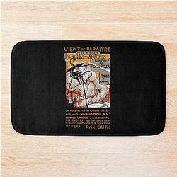 WAR OF THE WORLDS FRENCH POSTER 1906 Bath Mat