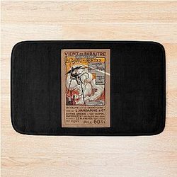 WAR OF THE WORLDS french POSTER 1906 Bath Mat
