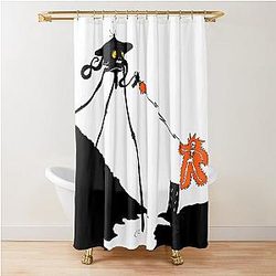 The War of Worlds Shower Curtain