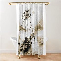 War of the Worlds Tripod Shower Curtain