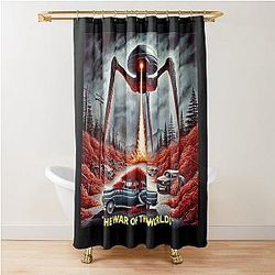 The War of the Worlds by H. G. Wells  Shower Curtain
