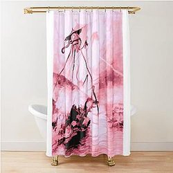 War of the Worlds Tripod Shower Curtain
