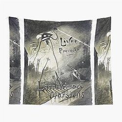 War of the Worlds vintage poster art Tapestry