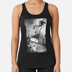 War of the Worlds 1898 HG Wells Classic Science Fiction Racerback Tank Top