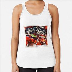 THE WAR OF THE WORLDS Retro Film Vintage H.G. Wells Movie Racerback Tank Top