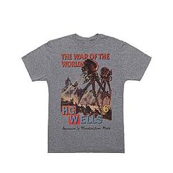 The War of Worlds Unisex T-Shirt for Book Lovers and Sci Fi Readers