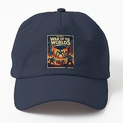 A Vintage Poster of H.G. Wells War of the Worlds Dad Hat