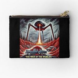 The War of the Worlds by H. G. Wells, 1895 Zipper Pouch