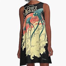 War of the Worlds A Line Dress
