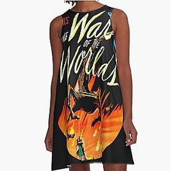 War of the Worlds T-shirt Classic A-Line Dress