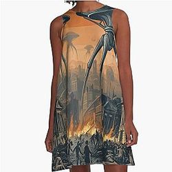 The War of the Worlds A-Line Dress