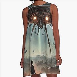 War of the Worlds A-Line Dress