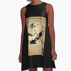 War of the Worlds A-Line Dress