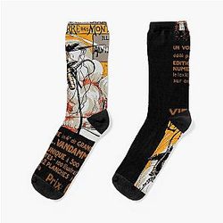 War of the Worlds French Poster 1906 Socks