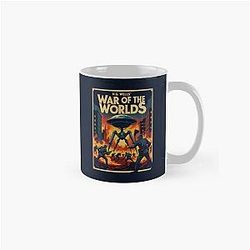A Vintage Poster of War Worlds by H.G.Wells Classic Mug