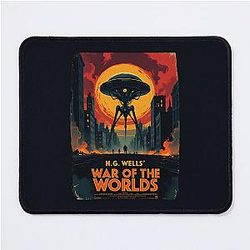 A Vintage Poster of War Worlds by H.G.Wells Mouse Pad