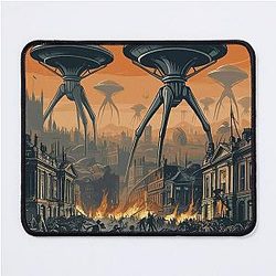 The War of the Worlds Book Cover Mouse Pad