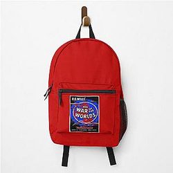 War of the Worlds Vintage H G Wells Fantasy Print Backpack