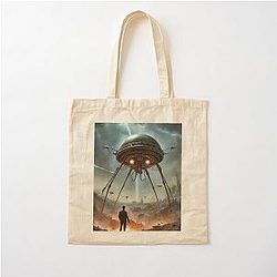 War of the Worlds Cotton Tote Bag