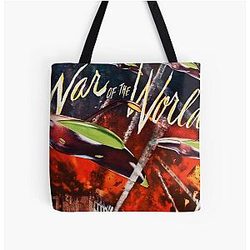 THE WAR OF THE WORLDS Retro Vintage H.G. Wells Movie Tote Bag