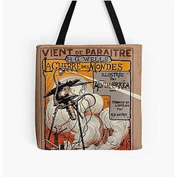 WAR OF THE WORLDS POSTER 1906 TOTE BAG