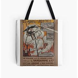 War of the Worlds All Over Print Tote Bag