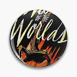 War of the Worlds Classic T-Shirt Pin