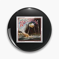 The War of the Worlds Thunder Child Sticker Pin