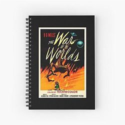 Beautiful War of the Worlds Poster and Notebook for Fans