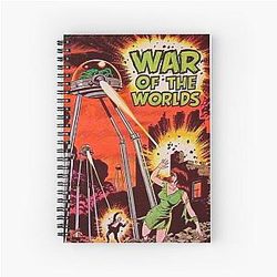 War of the Worlds 1974 The Wonderland Theatre Vintage Culture Spiral Notebook