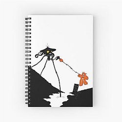The War of the Worlds Spiral Notebook